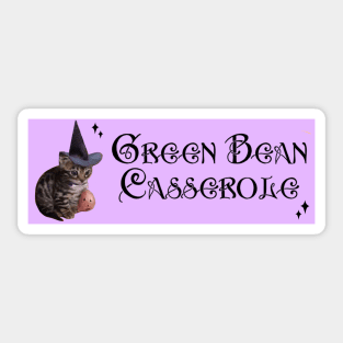 Green Bean Casserole Bumper Sticker Sticker